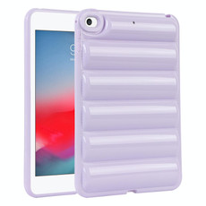 For iPad mini 5 / 4 Eiderdown Cushion Shockproof Tablet Case(Purple)