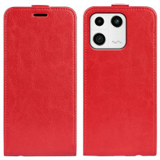 For Xiaomi 13 R64 Texture Vertical Flip Leather Phone Case(Red) For Xiaomi 13 R64 Texture Vertical Flip Leather Phone Case(Red)