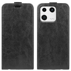 For Xiaomi 13 R64 Texture Vertical Flip Leather Phone Case(Black) For Xiaomi 13 R64 Texture Vertical Flip Leather Phone Case(Black)