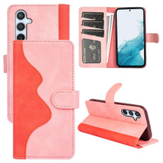For Samsung Galaxy A54 5G Stitching Horizontal Flip Leather Phone Case(Red)