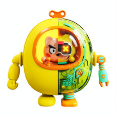 MF060 Mini Mecha Cool Shape Electric Fan (Yellow)