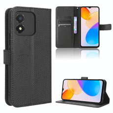 For Honor X5 Diamond Texture Leather Phone Case(Black)