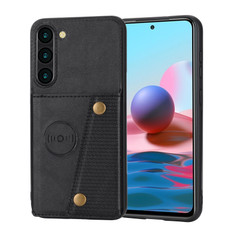 For Samsung Galaxy S23+ 5G Double Buckle Magnetic Phone Case(Black) For Samsung Galaxy S23+ 5G Double Buckle Magnetic Phone Case(Black)