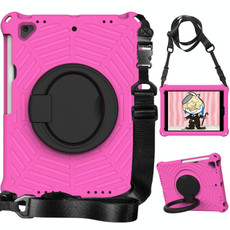 Spider King Silicone Protective Tablet Case For iPad 9.7 2018 / 2017(Rose Red)