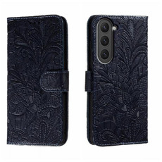 For Samsung Galaxy S23 5G Lace Flower Embossing Flip Leather Phone Case(Dark Blue) For Samsung Galaxy S23 5G Lace Flower Embossing Flip Leather Phone Case(Dark Blue)
