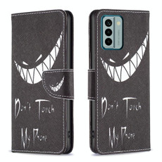 For Nokia G22 Colored Drawing Pattern Leather Phone Case(Smirk)