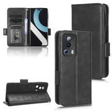 For Xiaomi 13 Lite / Civi 2 / 12 Lite NE Symmetrical Triangle Leather Phone Case(Black)