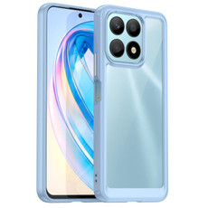 For Honor X8a Colorful Series Acrylic + TPU Phone Case(Blue) For Honor X8a Colorful Series Acrylic + TPU Phone Case(Blue)