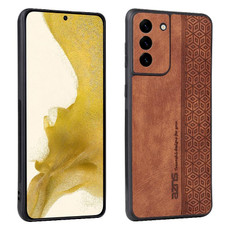 For Samsung Galaxy S21 5G AZNS 3D Embossed Skin Feel Phone Case(Brown) For Samsung Galaxy S21 5G AZNS 3D Embossed Skin Feel Phone Case(Brown)