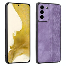 For Samsung Galaxy S21+ 5G AZNS 3D Embossed Skin Feel Phone Case(Purple) For Samsung Galaxy S21+ 5G AZNS 3D Embossed Skin Feel Phone Case(Purple)
