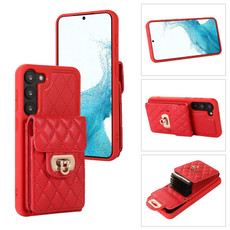 For Samsung Galaxy S23 5G Card Slot Leather Phone Case(Red) For Samsung Galaxy S23 5G Card Slot Leather Phone Case(Red)