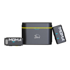 MOMA Lark M1 1 In 1 Mirrorless Camera Live Mini Wireless Lavalier Microphone with Charging Box MOMA Lark M1 1 In 1 Mirrorless Camera Live Mini Wireless Lavalier Microphone with Charging Box
