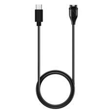 For Garmin Forerunner 265 / 265S / 965 Universal Type-C / USB-C Smart Watch Charging Cable, Length: 1m(Black) For Garmin Forerunner 265 / 265S / 965 Universal Type-C / USB-C Smart Watch Charging Cable, Length: 1m(Black)
