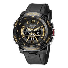 SMAEL 8058 Outdoor Sports Multifunctional Waterproof Electronics Watch(Black gold) SMAEL 8058 Outdoor Sports Multifunctional Waterproof Electronics Watch(Black gold)