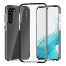For Samsung Galaxy S23 5G Two-color High-transparency TPU+TPE Phone Case(Transparent Black) For Samsung Galaxy S23 5G Two-color High-transparency TPU+TPE Phone Case(Transparent Black)