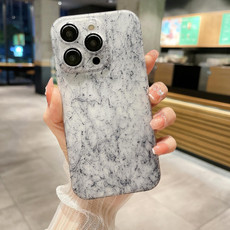 For iPhone 14 Plus Silk Ink Pattern PC Phone Case(Black)