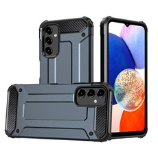 For Samsung Galaxy A14 5G Magic Armor TPU Hard PC Phone Case(Navy Blue)