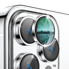 For iPhone 14 Pro / 14 Pro Max ENKAY AR Anti-reflection Camera Lens Glass Full Film(Silver)