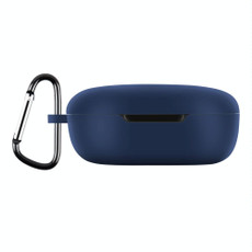 For Xiaomi Redmi Buds 4 Lite Silicone Earphone Protective Case with Hook (Midnight Blue)