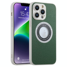 For iPhone 13 Pro Max Glitter Lens MagSafe Magnetic Phone Case(Green) For iPhone 13 Pro Max Glitter Lens MagSafe Magnetic Phone Case(Green)