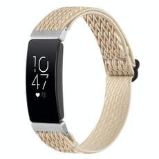 For Fitbit Inspire Buckle Wave Braided Nylon Watch Band(Apricot) For Fitbit Inspire Buckle Wave Braided Nylon Watch Band(Apricot)
