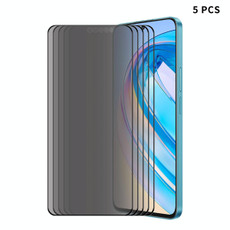 For Honor X8A 5pcs ENKAY 28 Degree Anti-peeping Tempered Glass Full Screen Film