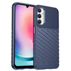 For Samsung Galaxy A24 4G Thunderbolt Shockproof TPU Phone Case(Blue) For Samsung Galaxy A24 4G Thunderbolt Shockproof TPU Phone Case(Blue)