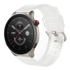 For Huawei Watch GT 42mm / 46mm 22mm Transparent Shiny Diamond TPU Watch Band(Whtie) For Huawei Watch GT 42mm / 46mm 22mm Transparent Shiny Diamond TPU Watch Band(Whtie)