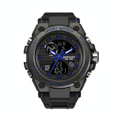 SANDA 739 Multifunctional Waterproof Sports Watch Chronograph Calendar Alarm Night Light Watch(Blue) SANDA 739 Multifunctional Waterproof Sports Watch Chronograph Calendar Alarm Night Light Watch(Blue)