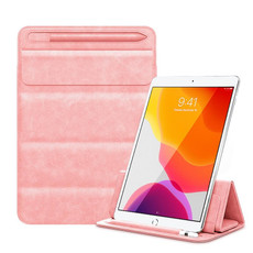 3-fold Stand Magnetic Tablet Sleeve Case Liner Bag For iPad 9.7 / 10.2 / 10.5 / 10.9 / 11 inch(Pink) 3-fold Stand Magnetic Tablet Sleeve Case Liner Bag For iPad 9.7 / 10.2 / 10.5 / 10.9 / 11 inch(Pink)