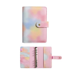 A7 PU Leather Macaron Notebook Symphony Pearl Paper Loose-leaf Cash Budget Book(Pink) A7 PU Leather Macaron Notebook Symphony Pearl Paper Loose-leaf Cash Budget Book(Pink)