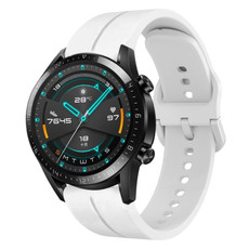 For Huawei Watch GT2 42mm 20mm Loop Silicone Watch Band(White) For Huawei Watch GT2 42mm 20mm Loop Silicone Watch Band(White)