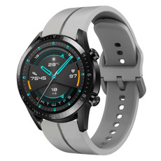 For Huawei Watch GT2 42mm 20mm Loop Silicone Watch Band(Grey) For Huawei Watch GT2 42mm 20mm Loop Silicone Watch Band(Grey)