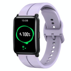 For Honor Watch ES 20mm Loop Silicone Watch Band(Purple) For Honor Watch ES 20mm Loop Silicone Watch Band(Purple)