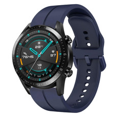 For Huawei Watch GT2 42mm 20mm Loop Silicone Watch Band(Navy Blue) For Huawei Watch GT2 42mm 20mm Loop Silicone Watch Band(Navy Blue)