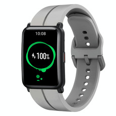 For Honor Watch ES 20mm Loop Silicone Watch Band(Grey) For Honor Watch ES 20mm Loop Silicone Watch Band(Grey)