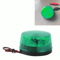 LED Strobe Warning Light Indicating Engineering Lights Fault Lights Flashing Mini Security Lights (Green)