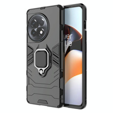 For OnePlus Ace 2 / 11R Magnetic Ring Holder PC + TPU Phone Case(Black)
