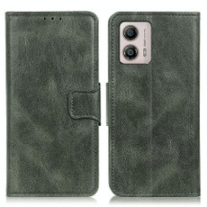 For Motorola Moto G53 5G Mirren Crazy Horse Texture Leather Phone Case(Dark Green) For Motorola Moto G53 5G Mirren Crazy Horse Texture Leather Phone Case(Dark Green)