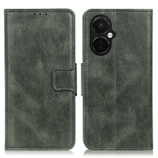 For OnePlus Nord CE 3 Lite Mirren Crazy Horse Texture Leather Phone Case(Dark Green)
