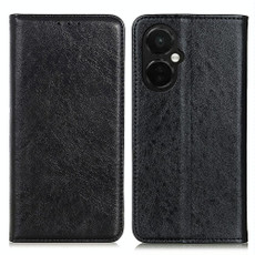For OnePlus Nord CE 3 Lite Magnetic Crazy Horse Texture Leather Phone Case(Black)