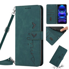 For Xiaomi Redmi Note 12 Pro+ Global / Note 12 Explorer Skin Feel Heart Pattern Leather Phone Case with Lanyard(Green) For Xiaomi Redmi Note 12 Pro+ Global / Note 12 Explorer Skin Feel Heart Pattern Leather Phone Case with Lanyard(Green)