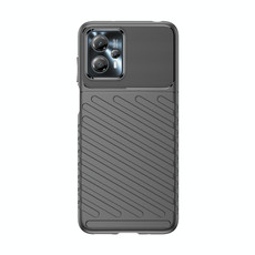 For Motorola Moto G23 Thunderbolt Shockproof TPU Protective Soft Phone Case(Black)