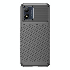 For Motorola Moto E13 Thunderbolt Shockproof TPU Protective Soft Phone Case(Black)