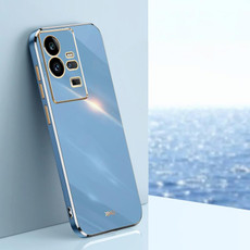 For vivo iQOO 11 Pro 5G XINLI Straight Edge 6D Electroplate TPU Phone Case(Celestial Blue) For vivo iQOO 11 Pro 5G XINLI Straight Edge 6D Electroplate TPU Phone Case(Celestial Blue)