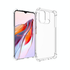 For Xiaomi Redmi 12C Shockproof Non-slip Thickening TPU Phone Case(Transparent) For Xiaomi Redmi 12C Shockproof Non-slip Thickening TPU Phone Case(Transparent)
