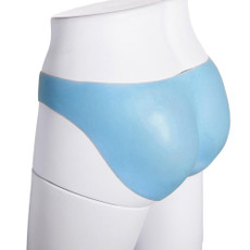 LSR1790 Sexy Silicone Buttock Enhancement Pants Traceless Fake Buttocks, Size: S(Ice Blue)