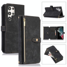For Samsung Galaxy S23 Ultra 5G Dream 9-Card Wallet Zipper Bag Leather Phone Case(Black) For Samsung Galaxy S23 Ultra 5G Dream 9-Card Wallet Zipper Bag Leather Phone Case(Black)