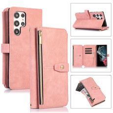 For Samsung Galaxy S23 Ultra 5G Dream 9-Card Wallet Zipper Bag Leather Phone Case(Pink) For Samsung Galaxy S23 Ultra 5G Dream 9-Card Wallet Zipper Bag Leather Phone Case(Pink)