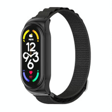 For Xiaomi Mi Band 6 / 5 / 4 / 3 MIJOBS CS Nylon Breathable Watch Band(Black)